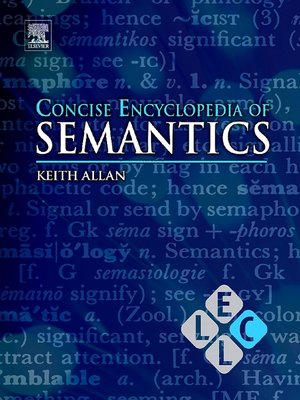 cover image of Concise Encyclopedia of Semantics